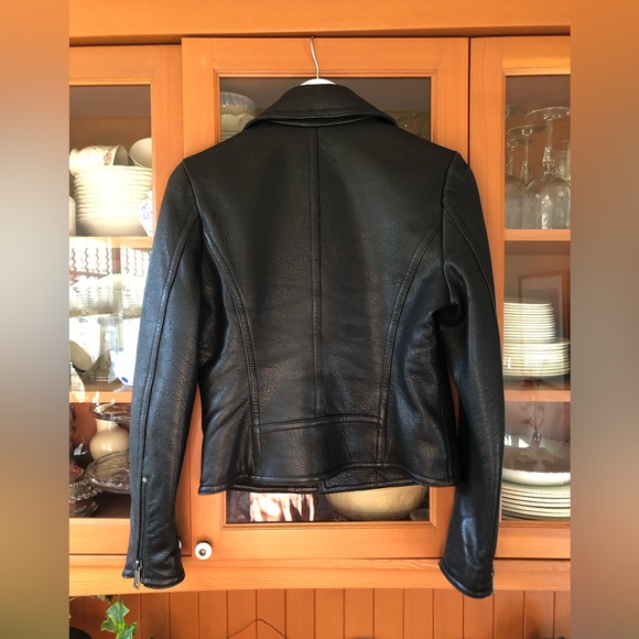 Line Lamb Leather Jacket - Picture 2 of 7